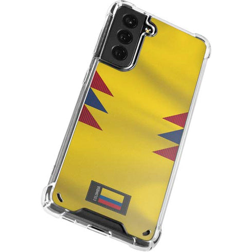 Colombia Soccer Flag Galaxy S21 Plus 5G Clear Case